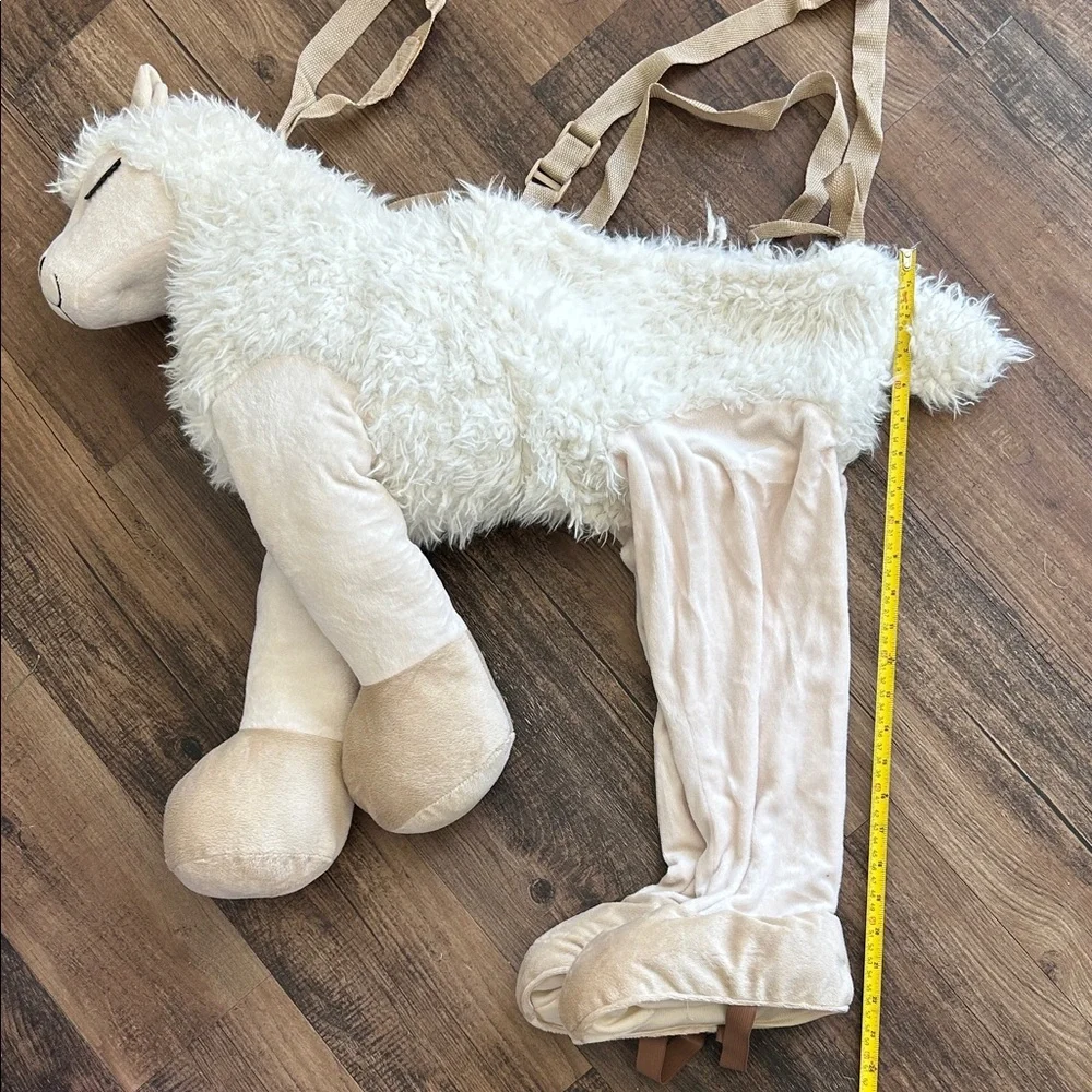 Plush Llama Halloween Dress up Costume with Straps for KIDS - Picture 4 of 6